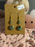 Green Aventurine dangle earrings