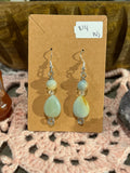 Amazonite dangle earrings
