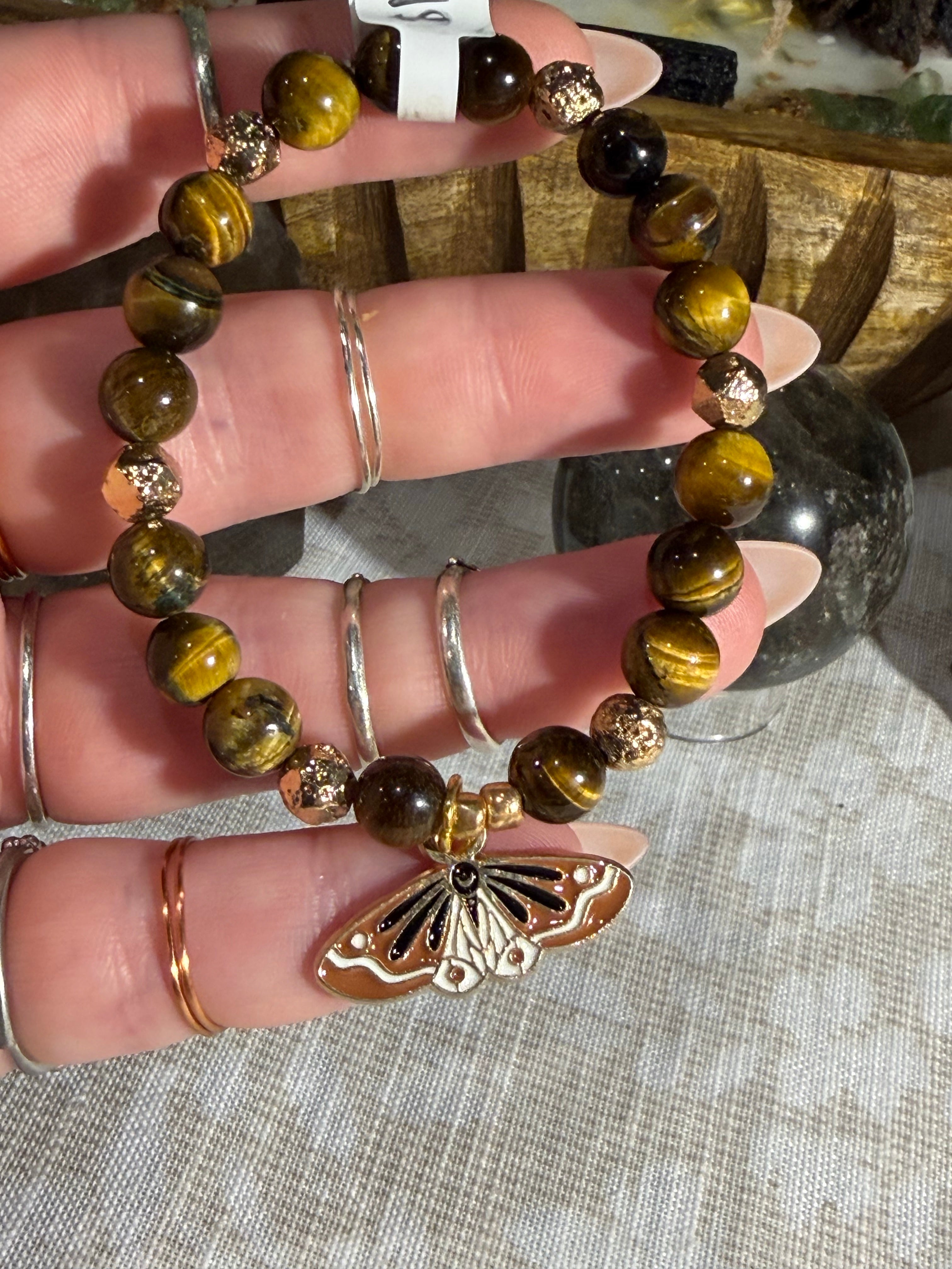 Tigers Eye 6 inch stretchy bracelet