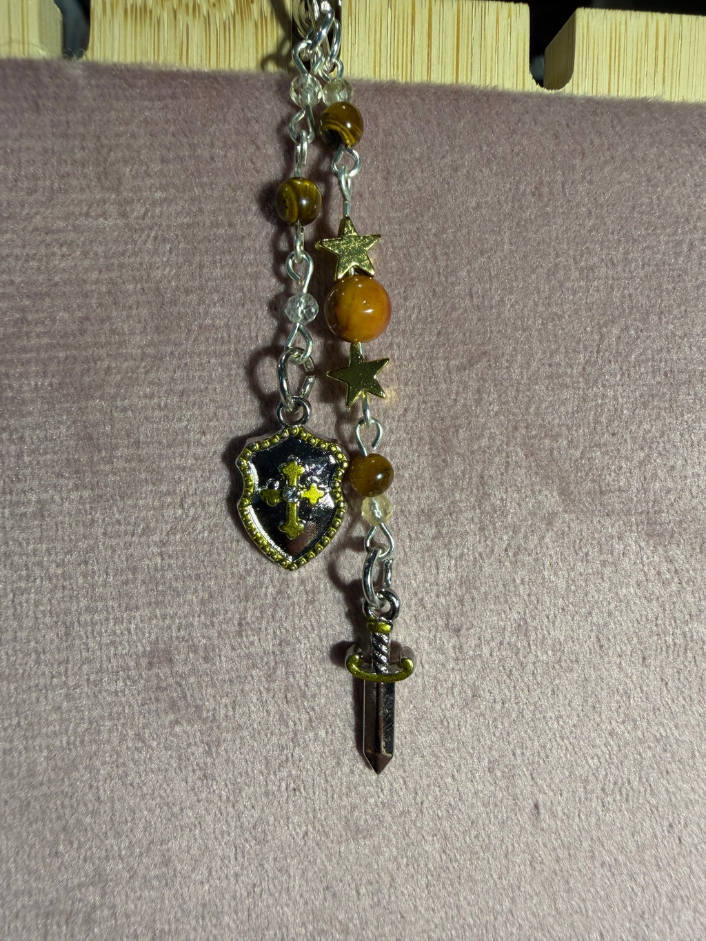 Shield & Sword Keychain