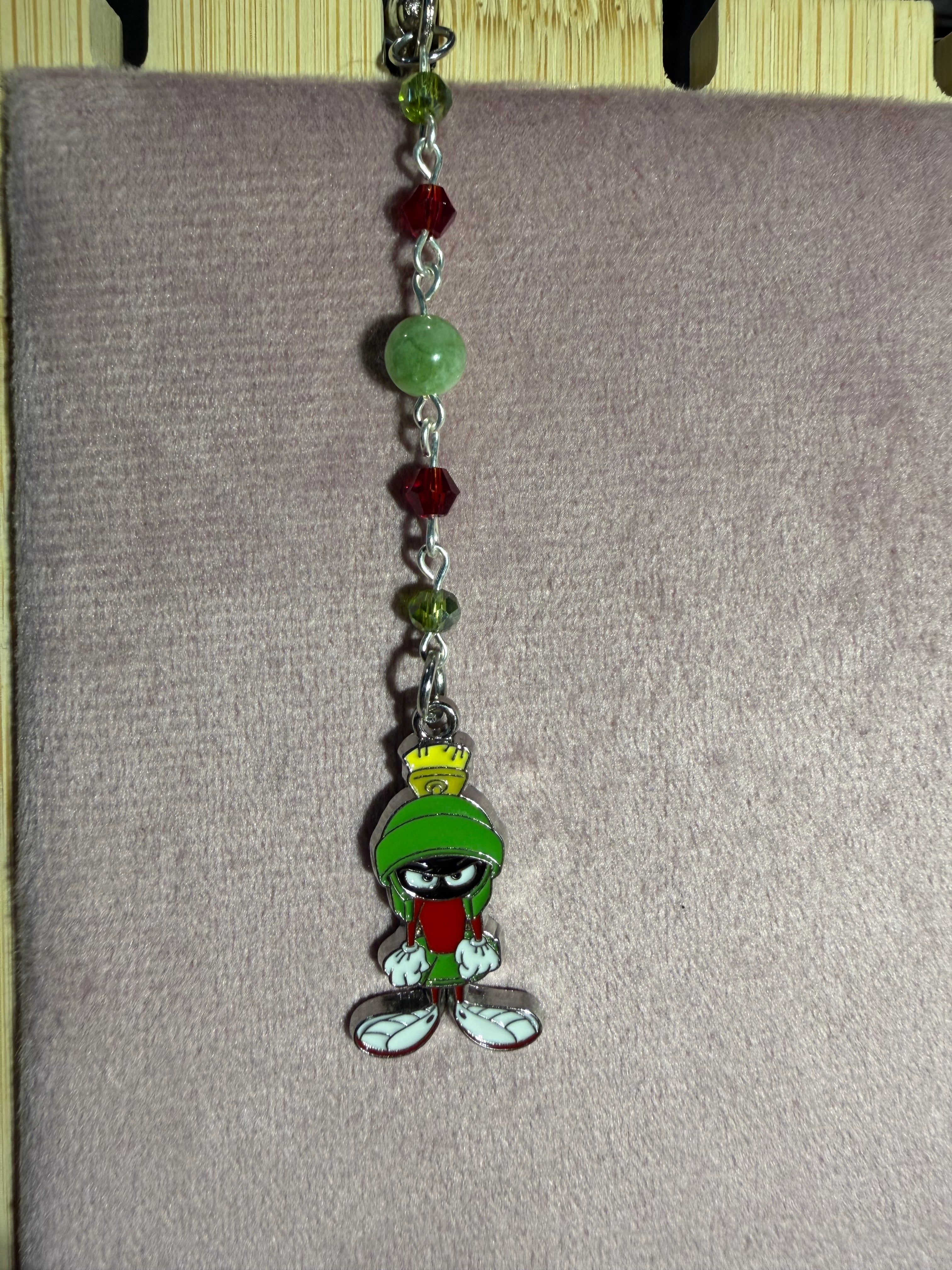 Peridot martian character keychain