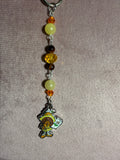 Orange & Yellow Character Keychain
