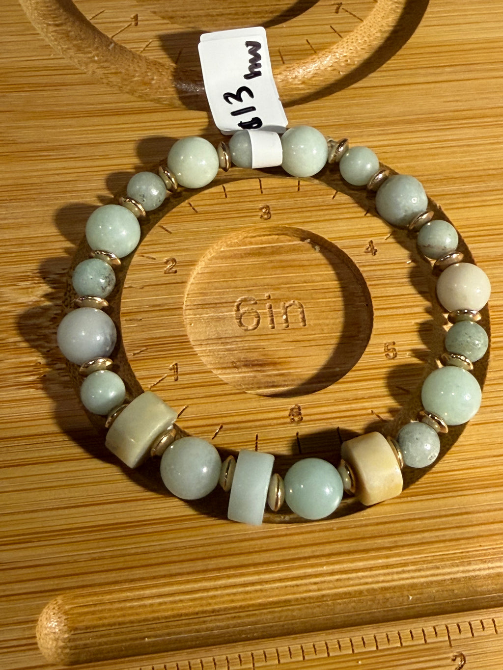 Amazonite 6-inch stretchy bracelet
