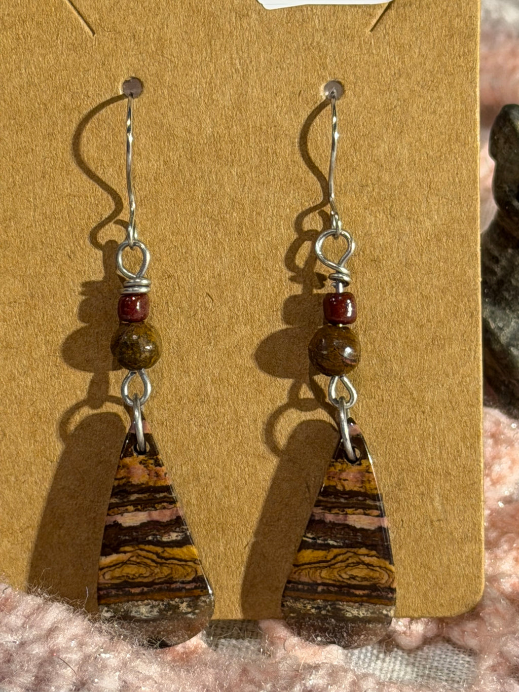 Outback Jasper & Pietersite earrings